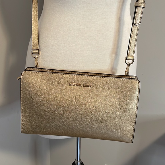 Michael Kors gold Crossbody staffino leather - Picture 2 of 15